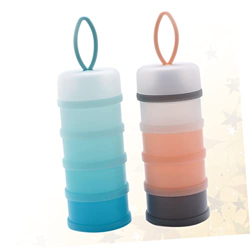 Toyandona 2pcs Travel Snack Contêiner de recipiente de lanches recipiente de lanches de armazenamento de alimentos para