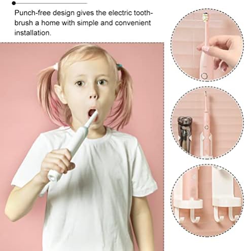 Os barbeadores elétricos e a energia elétrica 4pcs- suportes de escova de dentes sem punção auto-adesivos racks