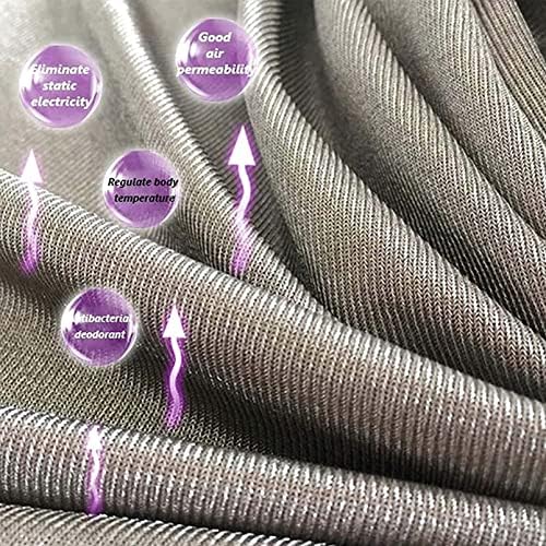 Ansnal EMF Shelter Silver Fiber Protection Protection Fabric Bloqueador de radiação Fibra de prata multiuso, prata-2㎡