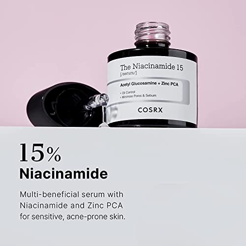 Cosrx Morning Skincare Rotina- diariamente essencial Galactomyces Balacing Esesnce & Niacinamida 15% de soro para melhorar a pele