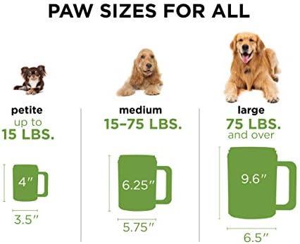 PAW MUNGER - O limpador de pata lamacento para cães - economiza carpete, móveis, roupas de cama, carros de estampas de