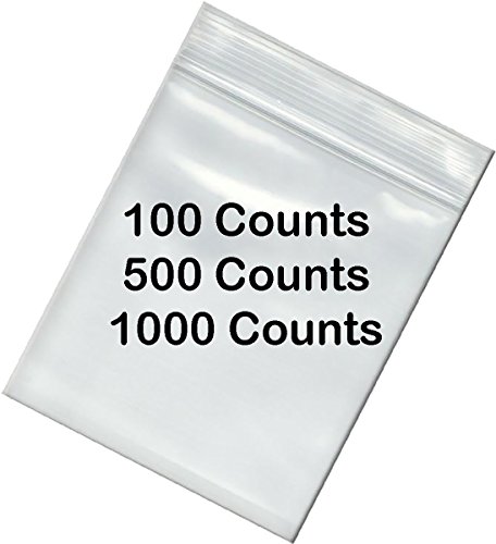 Canto bny 2 mil 6x9 Plástico com zíper de plástico transparente sacos de armazenamento Reclosable 6 x 9 - 100 contagens