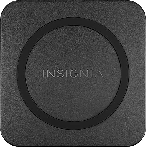 Insignia 10 W Qi Certificado sem fio Pad para Android/iPhone - Black - Modelo: NS -MWPC10K