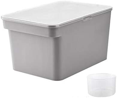 Caixa de armazenamento doméstico Arroz Caixa de armazenamento de grãos de plástico de arroz de arroz simples umidade