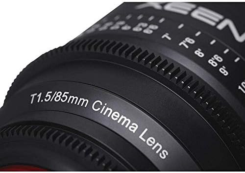 Xeen por Rokinon 85mm T1.5 para Kit de limpeza de lentes Canon + Deluxe
