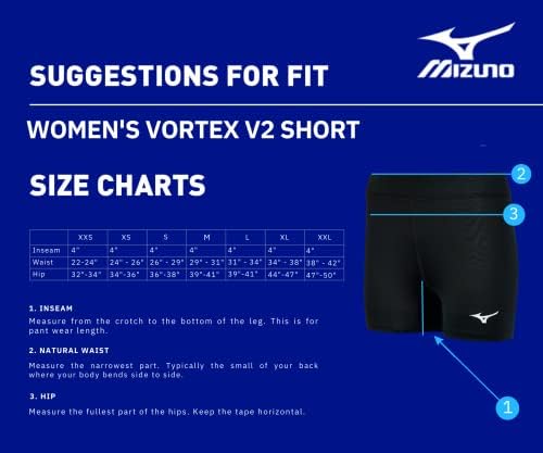 Mizuno Women's Standard Vortex v2 Vôlei curto