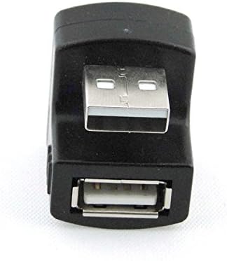 Adaptador USB em ângulo reto, uma extensão masculina para feminino 90 180 graus Turn Conectores 3G Adaptador USB do roteador