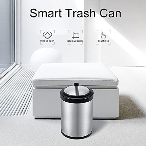 XYYXDD 9L Automático lixo de cozinha do sensor de movimento de indução inteligente, amplo sensor de abertura de lixo de lixo de lixo ecológico A/A/mostrado