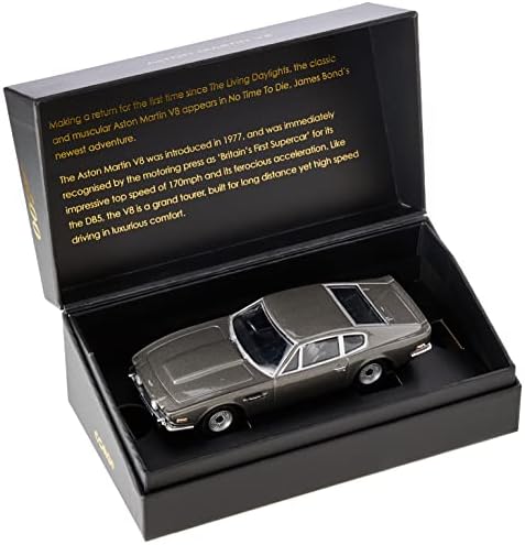 Corgi James Bond sem tempo para morrer Aston Martin V8 1:36 Display Display Modelo CC04805, Black