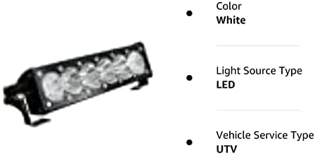 Baja Designs Onx6+ White 10 polegadas Drivante/Combo Light Light Bar