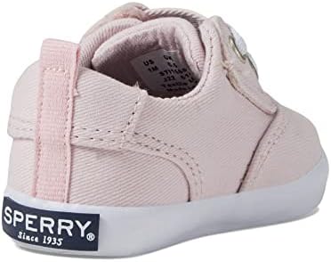 Sperry Baby Spinnaker Crib Jr Sneaker Washable, Blush, 4 Usisex Infant