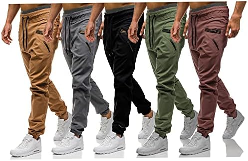 Calças atléticas de moda masculina - calça de moletom de calça de algodão calças de algodão calças de comprimento
