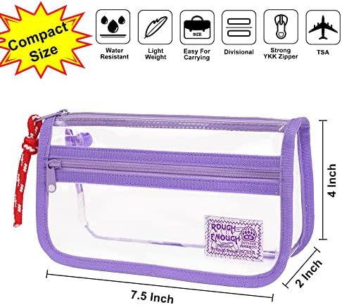 Casos de lápis transparentes o suficiente para meninos Conjunto de feixes adultos para meninas RE8595+RE8594