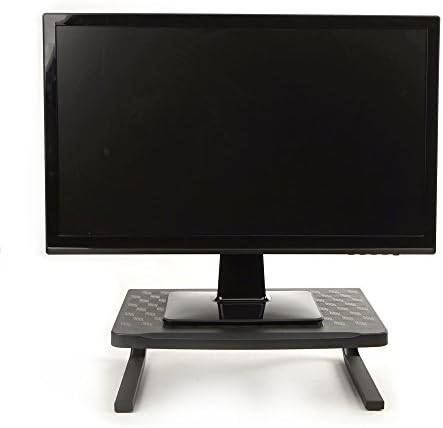 Mente Reader Metal Monitor Stand, Monitor Riser para computador, laptop, mesa, iMac, Dell, HP, Lenovo, Stand da impressora, preto