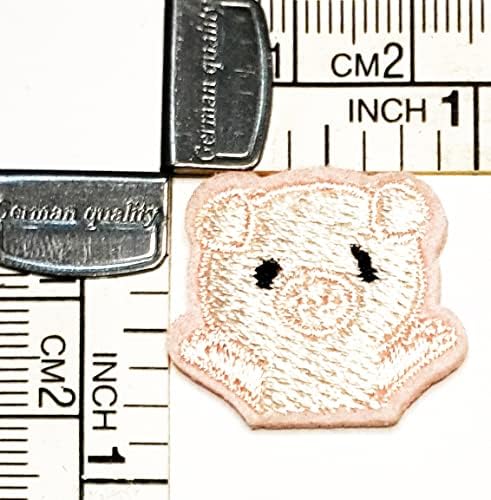 Kleenplus mini fofo bonito de desenho animado Piggy adesivo de adesivos de artesanato de artesanato de apliques de seleção bordada