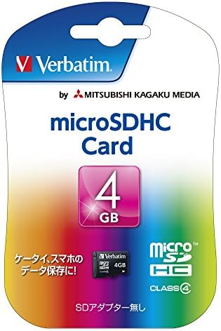 Mitsubishi Chemical Media MHCN4GYVZ2 TERCLOTIM MICROSDHC CARD 4GB CLASSE 4