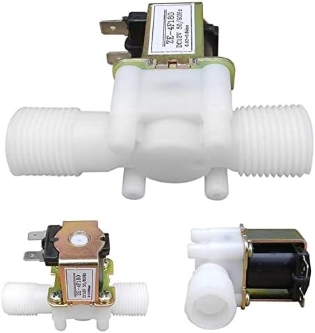 1/2 cot; Válvula solenóide de plástico 12V 24V 220V Dispensador de lavagem magnética Dispensador de água potável Pneumática