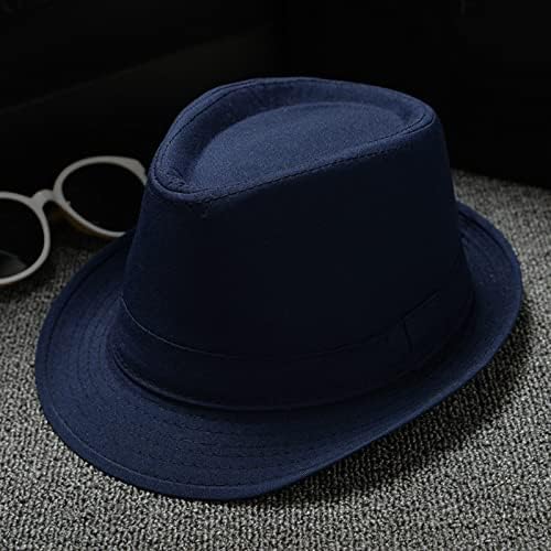 Unissex sólido clássico designer de moda clássica larga roll up fedora chapéu jazz chapéu chapéu de chapéu de chapéu de panamá cavalheiro