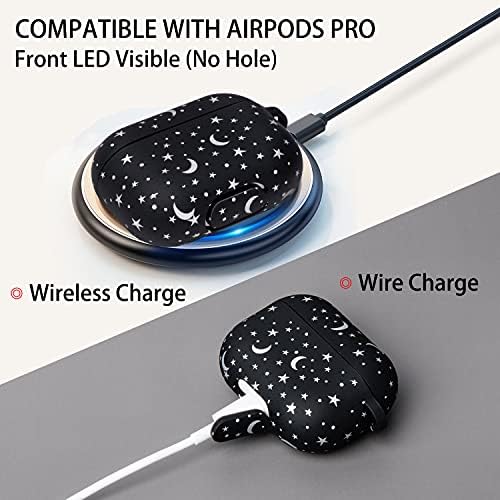 Forrest AirPods Capa de caixa para Apple AirPods Pro Star Moon Starry Sky Printe