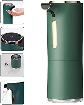 Distribuidor de espuma de espuma de sabonete de amabezyq para máquina de desinfetante para manuseio de sabão, aromaterapia de dispensador de água automática sem toque para banheiro