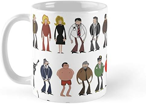 COLUMBO A caneca de café com assassinos 11 onças e 15 onças de chá de chá de cerâmica