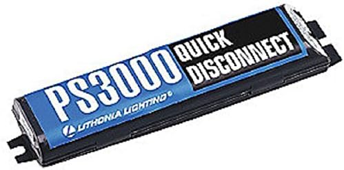 Lithonia Iluminação PS3000 M3 Sentry Power 3000 Lúmen Desconectar reastro de emergência para acessórios fluorescentes