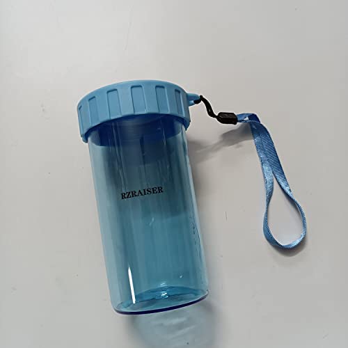Garrafas de água plásticas reutilizáveis ​​de rzraiser vendidas em boca larga vazia e portátil garrafa de plástico grande