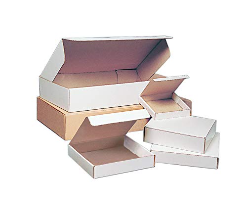 Caixas rápidas BFMFL1295 Deluxe Literature Cardboard Mailers, 12 1/8 x 9 1/4 x 5 polegadas, caixas de remessa corrugadas de corte,