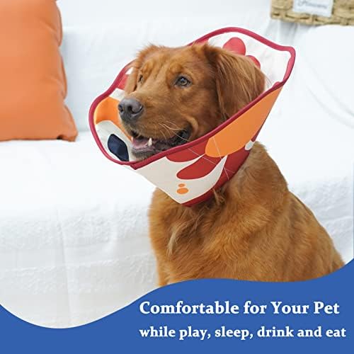 Cone de cachorro de Mayerzon, colar de recuperação suave para cães e gatos pequenos e médios após a cirurgia, alternativa de cone de