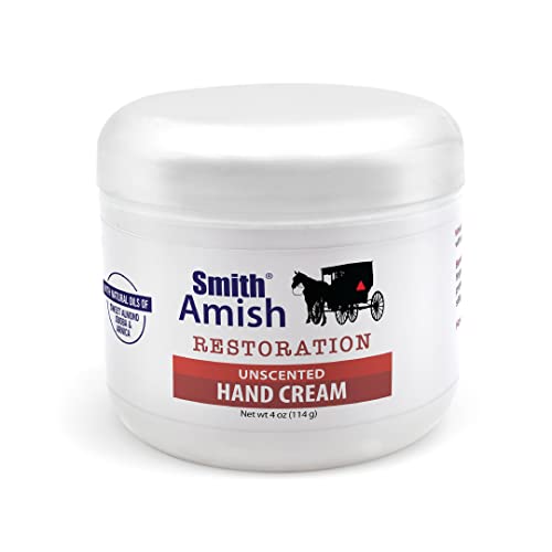 Smith Amish Restauração Creme manual sem perfume. Nutritivo e hidratante para a pele seca e sensível. Não irritante, testado