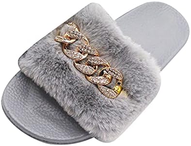Slippers Slides for Women Summer Summer Flipers Fashion Beach Cadeia Crystal Slippers Sandals Sapatos Sapatos de