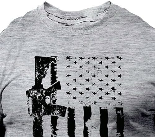 Camisetas bifuton tshirts para homens, EUA bandeira angustiada Men camise