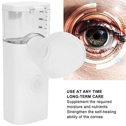Spray ocular carregando o spray de cuidados com os olhos, proteção contra o olho de proteção para olhos cansados ​​e secos, olho portátil hidratante máquina calmante hidratante novo branco