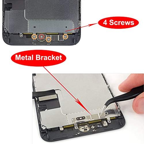 MEEFIX Home Button Chave Reparo de impressão digital Retorno kits fixos Defina a substituição do iPhone 7/7 Plus e iPhone 8/8 Plus