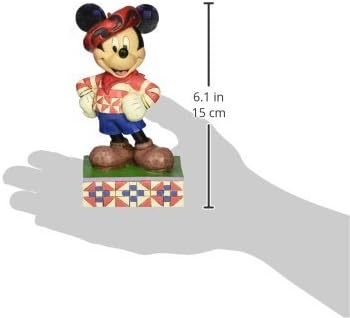Tradições da Enesco Disney de Jim Shore Mickey na França estatueta, 6 em