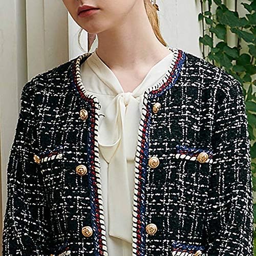 Jackets de inverno para mulheres Tamanho da treliça Fall Double Plus Women's Basted e Coat Winter Fashion Film's Casat