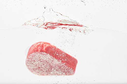 Lavagem corporal anticelulita de espontações em uma esponja, reduza a aparência de celulite, hidratante e esfoliante para o corpo, mais de 20 lavagens, hibisco
