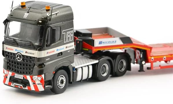 IMC para MB AROCS Streamspace 6x4 Scheuerle Nicolas Euroflex Semi - Grupo Tii Edição Limitada 1/50 Modelo de Truck Diecast Truck