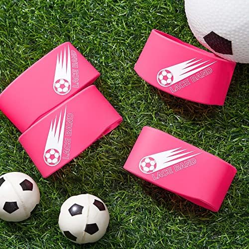 4 PCs Bandas de caca de futebol de futebol Cleats de esportes de renda Protetor Protector Kids Sopce Shoe Laces Keeper para a