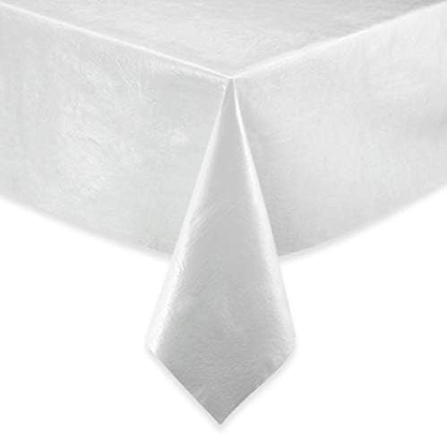 Elrene Home Vinyl 52 polegadas x 70 polegadas almofada de mesa em branco oblongo