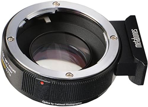 Metabones Olympus OM Micro 4/3 Speed ​​Booster Ultra '0,71x conversor preto/cromo