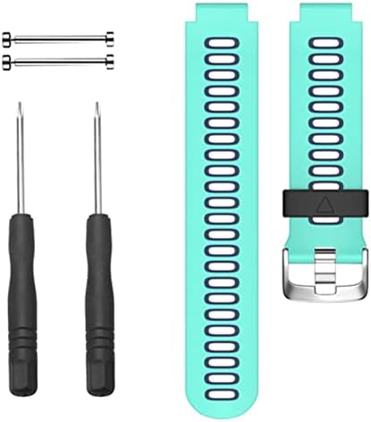 MGTCAR 22mm Silicone Band Band Strap for Garmin Forerunner 220 230 235 620 630 735xt GPS Sports Strap com alfinetes e ferramentas