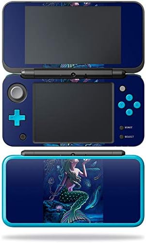 MightySkins Skin Compatível com a Nintendo New 2DS XL - Mermaid luminosa | Tampa protetora, durável e exclusiva do encomendamento