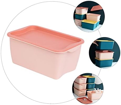 Alipis 1pc Box Organizando estilo de mesa de comprimido Cosméticos casa com meias de bancada Organizador Organizador de plástico