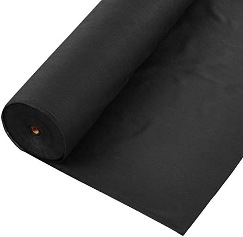 Ahg Garden Weeds 3ft x 300ft / 20 anos Premium Series Landscape Fabric, 3 pés x 300 pés, preto