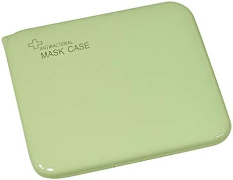 Prevenção de poluição por caixa de armazenamento portátil de face portátil de destallana não incluindo bandanas faciais, 130 × 130 × 14mm, verde