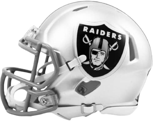 RIDDELL UNISEX Revolução adulta Riddell NFL Kansas City Speed ​​Mini Capacete, cor da equipe, tamanho de um tamanho