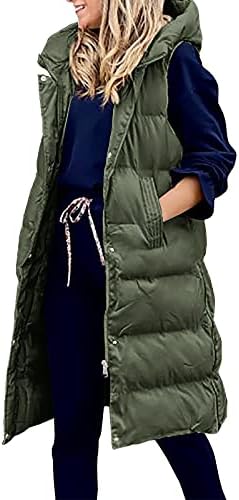 Zefotim plus size casacos para mulheres, acolchoado acolchoado de colete acolchoado cardigan vintage jaqueta shaggy sem mangas
