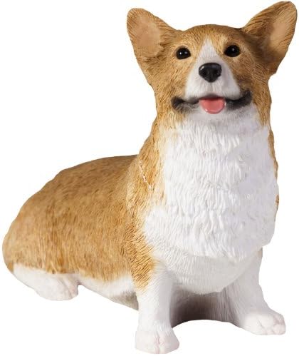 Sandicast Red Pembroke Welsh Corgi com ornamento de Natal de meia