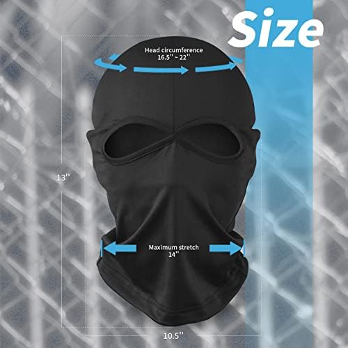 Máscara de esqui Yeslife, máscara facial de Balaclava para homens e mulheres - acessório de fantasia de cosplay